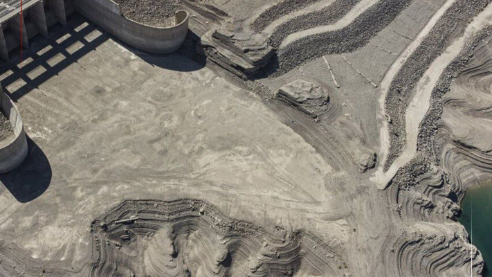 סכר כרחה באיראן  (צילום: צילום מסך מתוך X