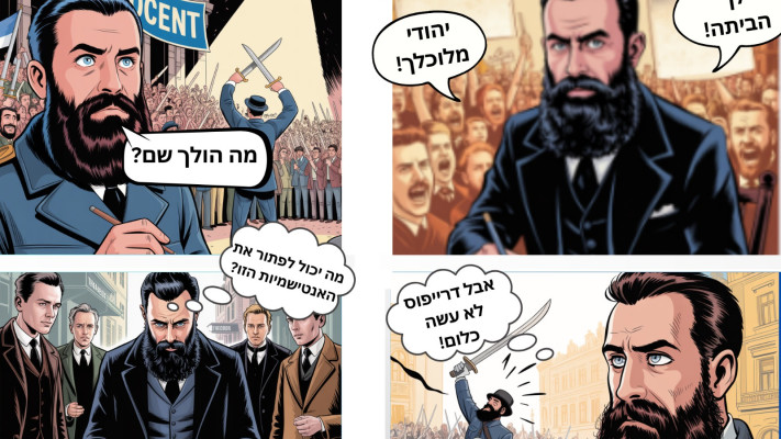 קומיקס על חייו של הרצל