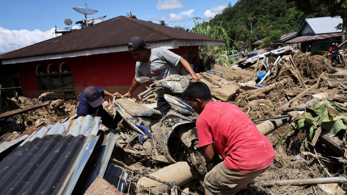 הרס באינדונזיה בעקבות השיטפונות