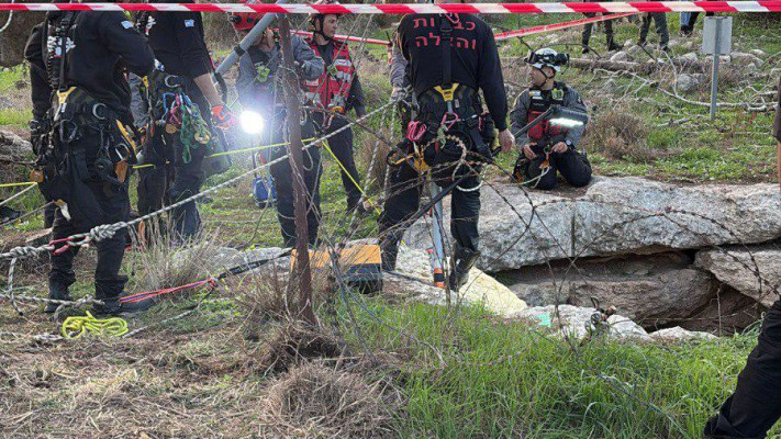 הזירה בה נמצאה הגופה סמוך לכפר זוהרים