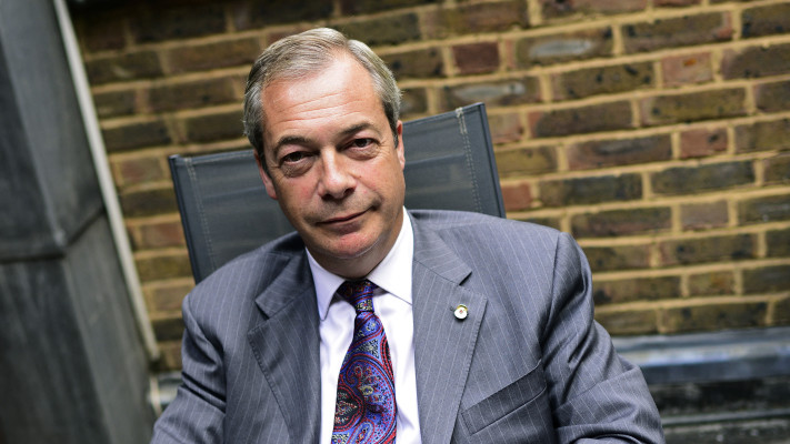 מנהיג מפלגת הרפורמה הבריטית נייג'ל פרג'