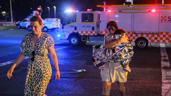 זירת הפיגוע באוסטרליה