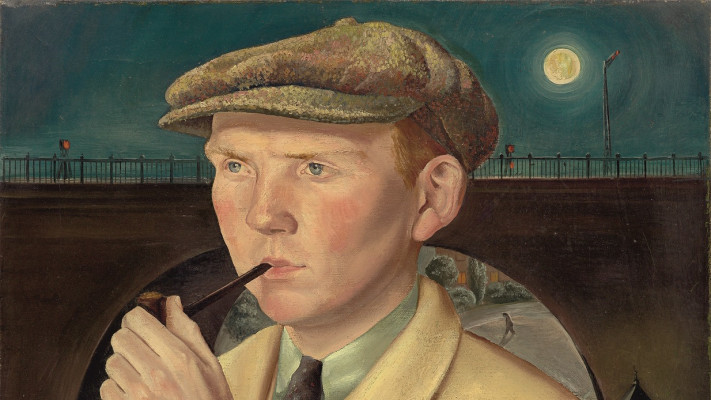 וילהלם לכניט, דיוקן אחי (מקס לכניט) פרט, 1924  Grisebach GmbH