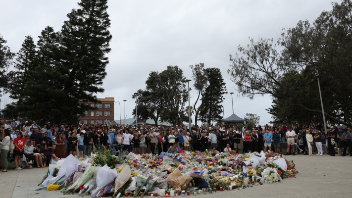 פינת זיכרון לנרצחי הפיגוע בסידני