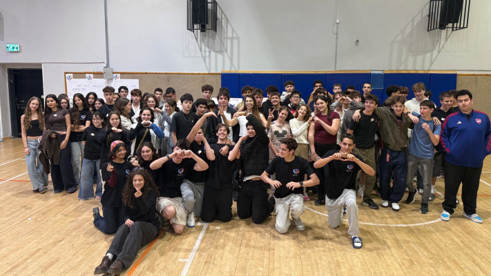 קבוצות תלמידי תיכון חונכים במיזם