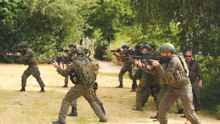 כיתת כוננות קיבוץ מלכיה באימון