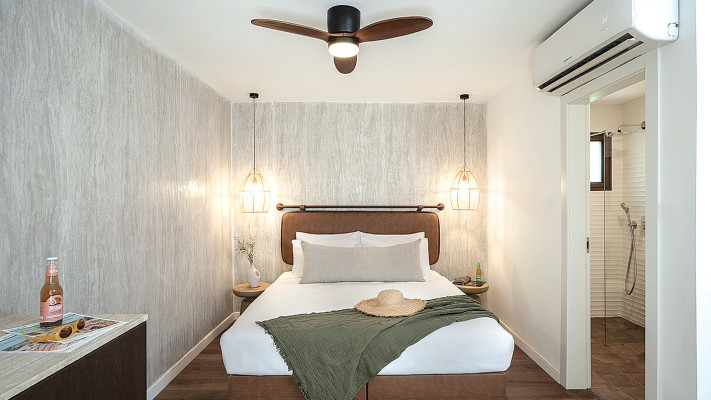 חדר סטודיו במלון מטיילים לוטן