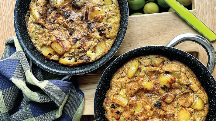 אומלט ירק ותפוחי אדמה