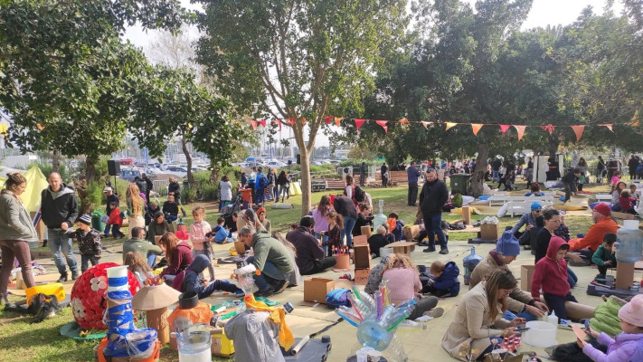 הפנינג ''ירוק במפרץ'' - פארק נחל הקישון