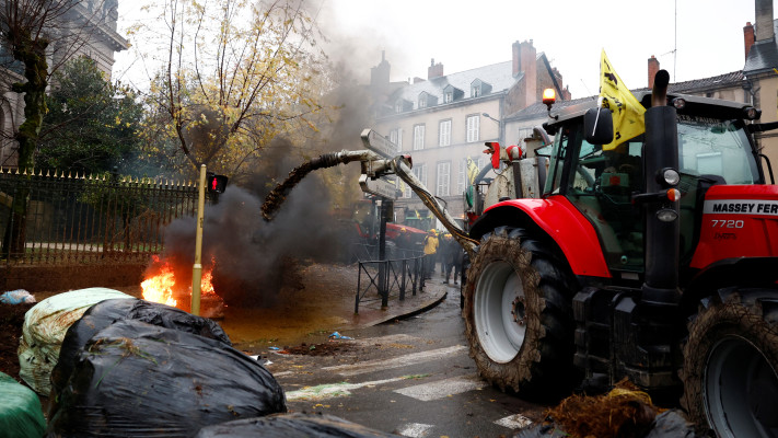 תמונות מהמחאות נגד ההסכם במהלך 2024