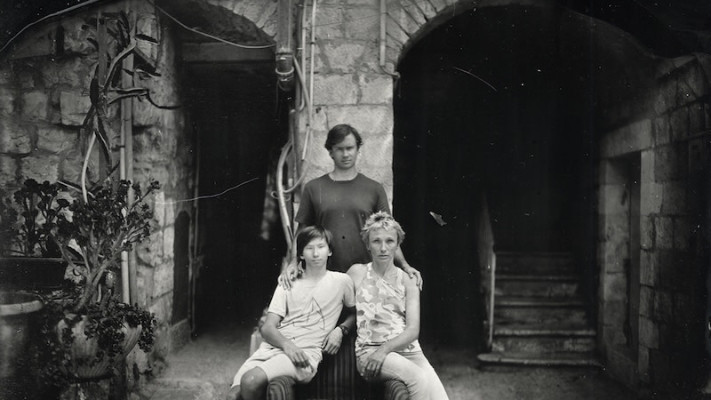 rustam bayramov.Tanya with sons.2025