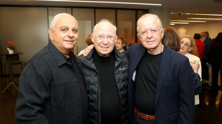 יעקב פרנקל, יהודה רוה וצביקה ימיני (צילום: איציק בירן)