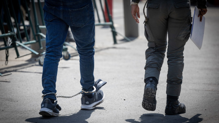 עצור ליד בית המשפט המחוזי בירושלים ( אילוסטרציה)