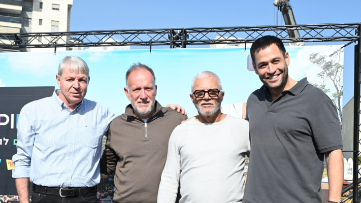 אריאל רוטר, איתן יוחננוף, עמיר בירם ושלמה גוטמן (צילום: ליאת מנדל)