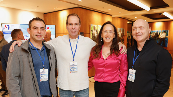 אורי פינק, קרין מאיר-רובינשטין, רוני פרידמן ועמית קריג&nbsp; (צילום: גיא יחיאלי)