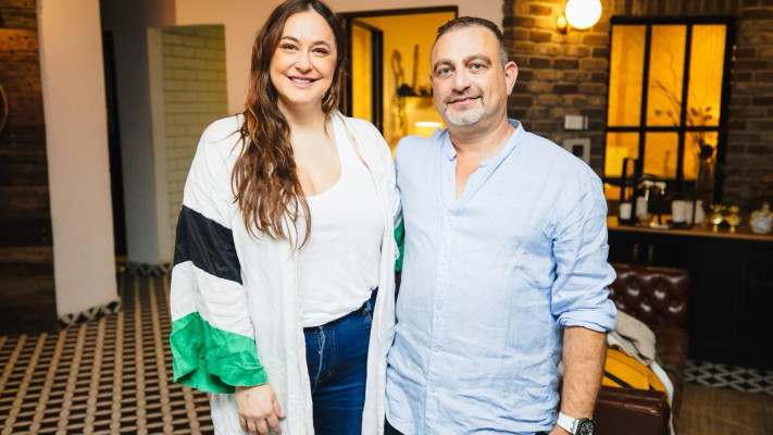 יריב לרנר וקרן פלס (צילום: יובל לוי)