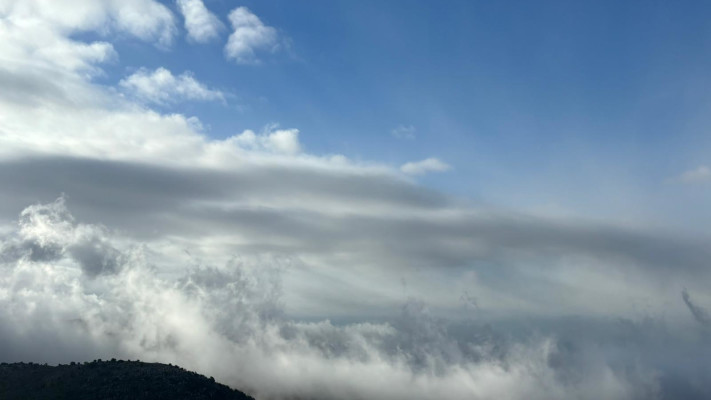 הבוקר - שלג ראשון בגולן