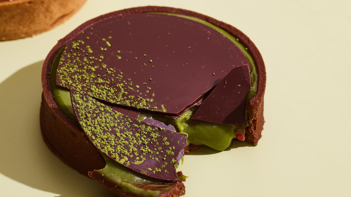 טארט שוקולד פטל מאצה של אלון שבו