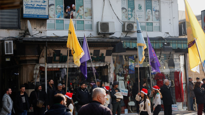 רחובות דמשק לפני חג המולד 