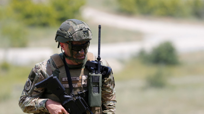 תיעוד מתרגיל כוחות נאט''ו בצפון מקדוניה