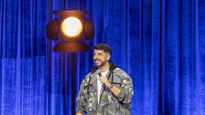 מתן פרץ ב''אקספו'' (צילום: ירדן יוסף לוי)