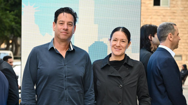 מיכל צור ויניב ורדי (צילום: אלעד גוטמן)