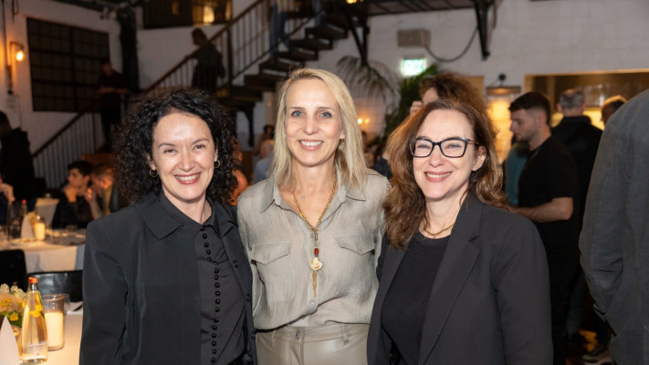 יעל גורן-וגמן, רחלי כהן ו-ורדית גילאור&nbsp; (צילום: יעל אילן)