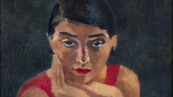 יוחנן סימון, דיוקן אשה (ליזבת שוורץ), 1938