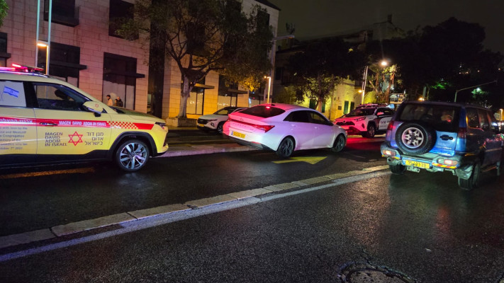 הזירה בה אדם נפל אל מותו בחיפה