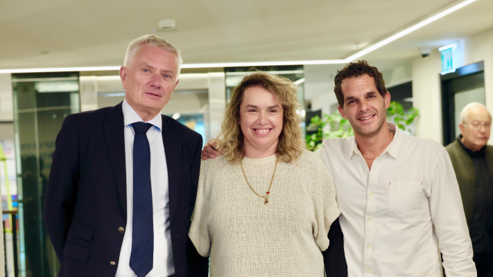 רואי הסינג, אסנת צור ומצ׳יי הוניה (צילום: אילנית קיצוני)