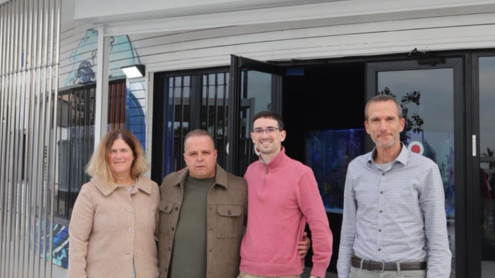 יוסי היימן, ג'ייסון הורוביץ, תומר גלאם והדס מינקה-ברנד (צילום: אלדד עובדיה)