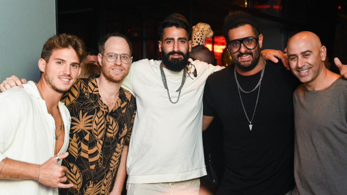 שמוליק שלמה, איציק לוי, עודד לוי, אלון גת ופז אלמישלי (צילום: אלברט ללמיאב)