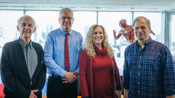 איתן סטיבה, אדר בן אליהו, &nbsp;גור אלרואי ואבי שגיא-שוורץ (צילום: גל אהרונוביץ)