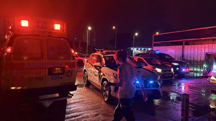 תיעוד מזירת הירי בחדרה 