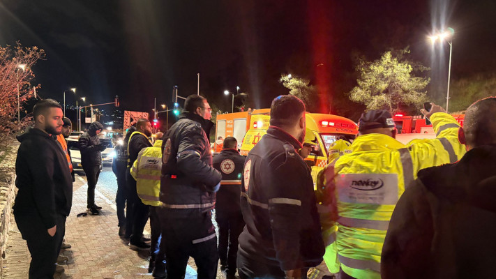 זירת תאונת הדרכים הקשה בכביש 65