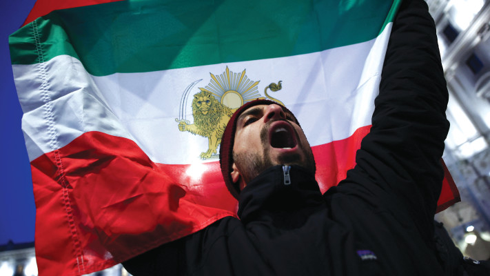 מפגינים למען איראן