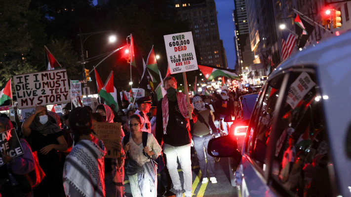 הפגנות פרו פלסטיניות בניו יורק
