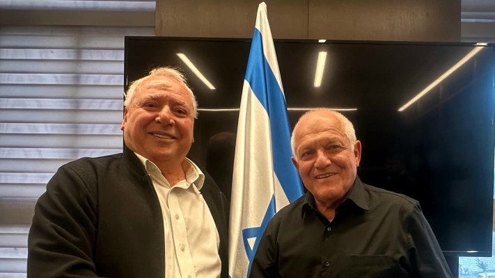 שר התיירות חיים כץ והשר דודי אמסלם