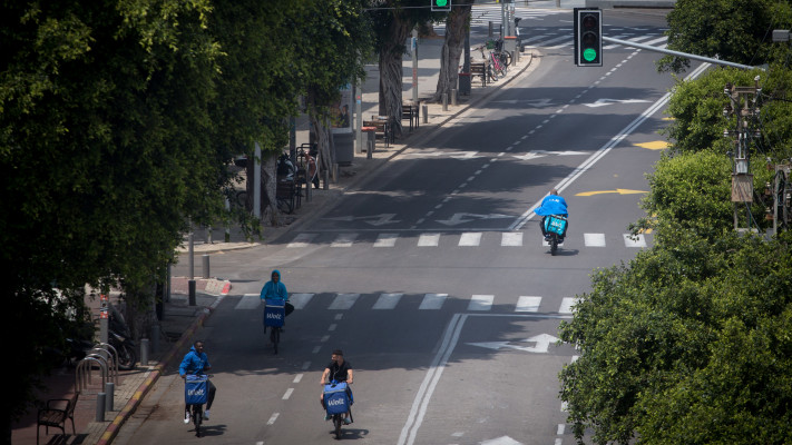 שליחי וולט בתל אביב
