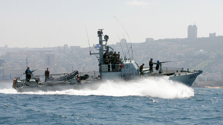 ספינת ''דבור'' של צה''ל סמוך לבסיס חיל הים בחיפה