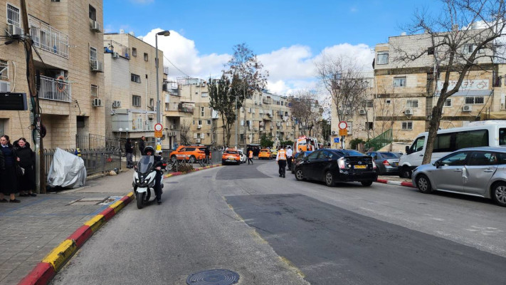 זירת האירוע בירושלים