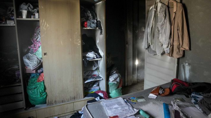 הרס בקיבוץ חולית