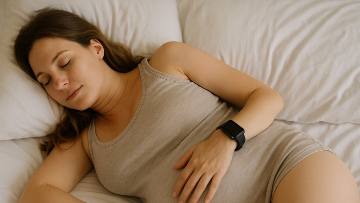 היריון. הבדיקה העצמית תפוענח על ידי מומחים