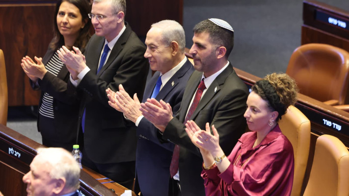 ראש הממשלה בנימין נתניהו. הכריז על השבת רן גואילי ז''ל במהלך נאומו