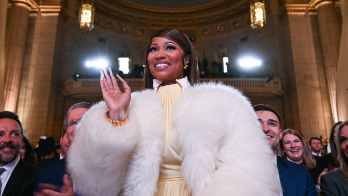 ניקי מינאז' (צילום: Brendan SMIALOWSKI / AFP via Getty Images)