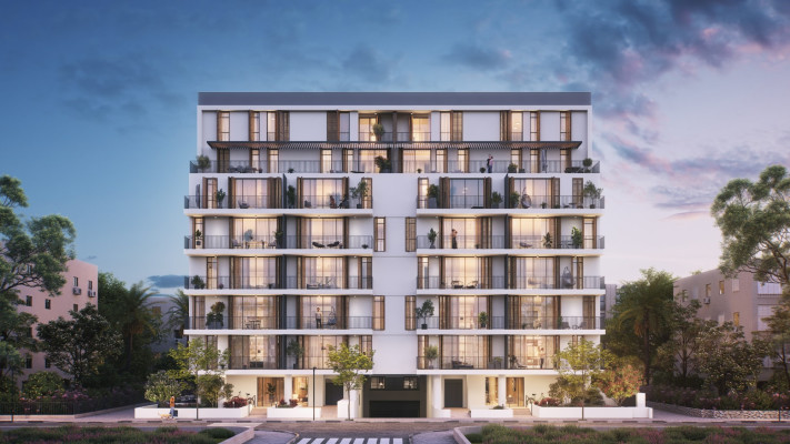 הדמיית פרוייקט בבלי תל אביב של קבוצת אב-גד