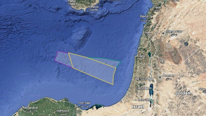 המסדרון הימי שתהיה בו פעילות אווירית וימית מוגבלת, 6-3 בפברואר