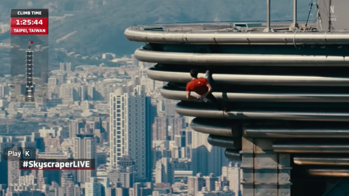 צילומים מרהיבים. אלכס הונולד במהלך הטיפוס