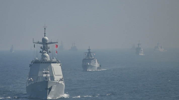 עלייה בפעילות בים סין המזרחי. ספינות חיל הים הסיני