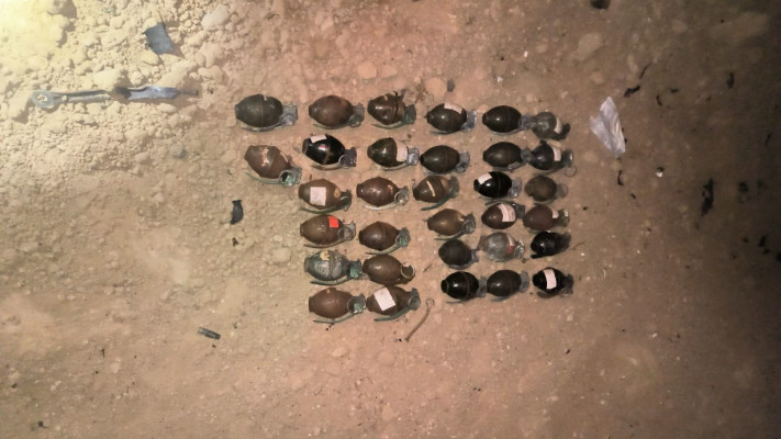 נשק שאיתרו כוחות צה''ל  (צילום: דובר צה''ל)